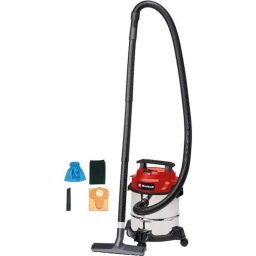 Aspiradora industrial Einhell TC-VC 1812/1 S 1250W 12L rojo acero
