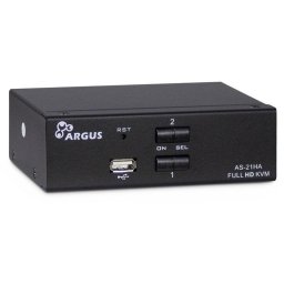Interruptor KVM Inter-Tech AS-21HA HDMI 2 Computadoras Full HD+