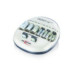 Cargador de baterías Ansmann Energy 16+, 16 baterías, 9V/AA/AAA/C/D, 2 USB