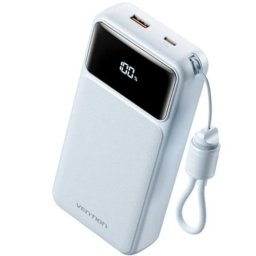 Power Bank Vention XGY40 20000mAh 22.5W Azul con Cable USB-C