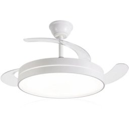 Ventilador de Techo con Luz Daewoo DW5008 30W 106cm 6 Velocidades Aspas Retráctiles con Mando