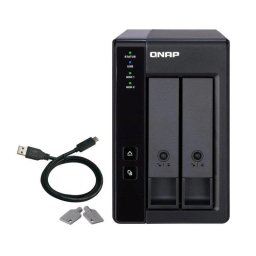Disco Duro externo QNAP 2 Bahías USB 3.2 Gen 2 TR-002 RAID Hot-Swap