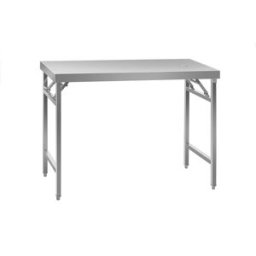 Mesa de acero inoxidable - PREMIUM - 120 x 60 cm - 210 kg - plegable - Royal Catering 10010738