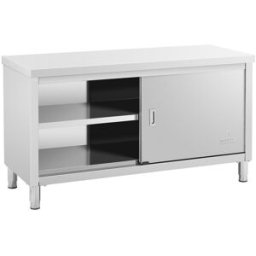 Mueble neutro de acero inoxidable - ECO - 150 x 60 cm - 600 kg - Royal Catering 10011681