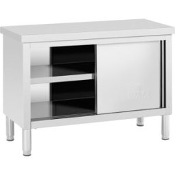 Armario bajo de cocina de acero inoxidable - ECO - 120 x 50 cm - 330 kg - Royal Catering 10012541