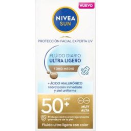 NIVEA Sun Fluido Diario Protección Facial Spf50 Medio 40 ml
