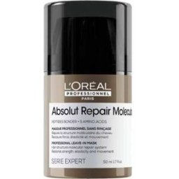 L'Oréal Absolut Repair Molecular Máscara Profissional Leave-In 50 ml