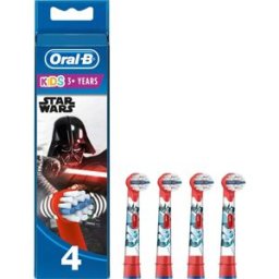 Oral-B Kids 3+ Star Wars Recambio Cepillo Eléctrico 4 uds