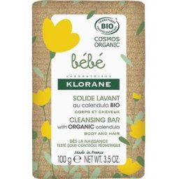 Klorane Bebé Jabón Sólido a la Caléndula BIO 100 g