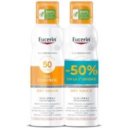 Eucerin Pack Oil Control Dry Touch Spray Transparente 2 X200 ml