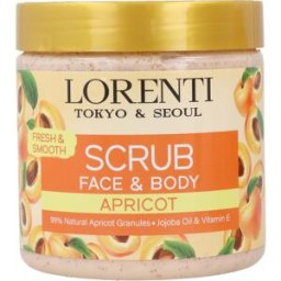 Lorenti Scrub Face & Body Apricot 500 ml