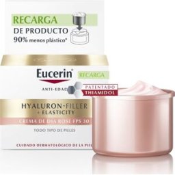 Eucerin Hyaluron Filler + Elasticity Crema Día Rosé Spf30 Recarga 50 ml