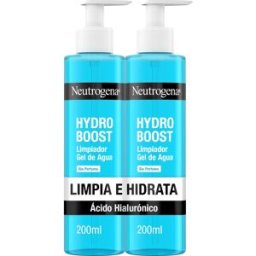Neutrogena® Neutrogena Hydro Boost Limpiador Gel de Agua sin Perfume 2x200 ml