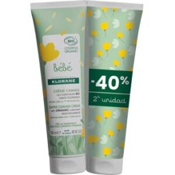 Klorane Bebé Crema Cambio Pañal Caléndula BIO 2x100 ml