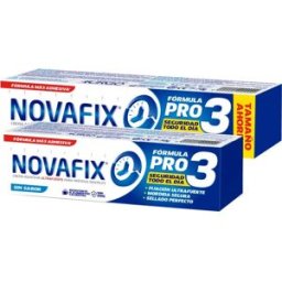 Novafix Pro3 Sin Sabor Crema Adhesiva 70 g + 50 g