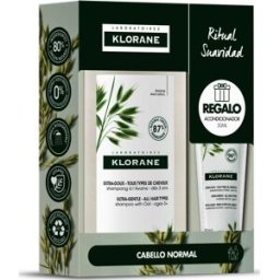 Klorane Champú a la Leche de Avena 400 ml + Acondicionador 50 ml