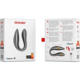 ONINDER Estimulador Punto G & Clítoris Negro Free App 1 ud