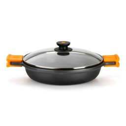 Cacerola BRA Efficient Aluminio Fundido 24cm con Tapa