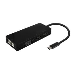 Conversor Aisens USB-C a DisplayPort/DVI/HDMI/VGA 4K