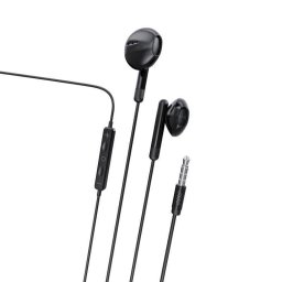 Auriculares Myway MWHPH0019 con cable Jack 3.5 mm para llamadas y música negros