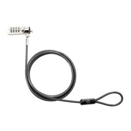 Candado Antirrobo HP Essential Combinación Acero Galvanizado 1,22 m Negro