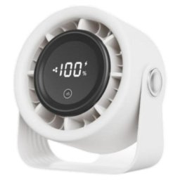 Ventilador de Sobremesa Daewoo DW9019 10W 4 Velocidades Recargable USB-C Cabezal Orientable