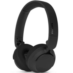 Auriculares Philips TAH4500BK inalámbricos Bluetooth con cancelación de ruido, micrófono y batería extraíble, negros