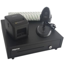 Pack POS Approx appPOSPACK4180LAN Cajón Impresora Lector Rollos