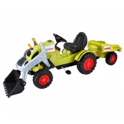 Tractor de pedal BIG CLAAS Celtis Loader + Trailer Verde
