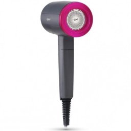 Secador de Pelo Iónico Profesional GKL Beauty Topaz S2100 2200W 3 Temperaturas 2 Velocidades con Difusor y Concentrador Gris/Rosa
