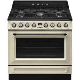 SMEG Cocina compacta gas 90 cm, 1 cavidad de horno - TR90GMP. Crema