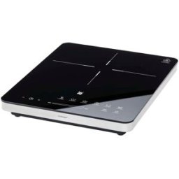 WMF Placa de inducción portátil Mono con vitrocerámica de Ø 10 - 28 cm. Plata / Negro