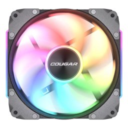 Ventilador Cougar Apolar 120 ARGB Negro Silencioso Hydro Dynamic Bearings Chain Quick Connect RGB