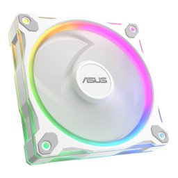 Ventilador ASUS Prime MR120 ARGB 120mm Blanco PWM Iluminación Multicolor