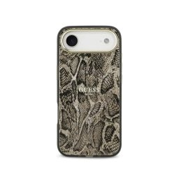 Guess Funda Para Iphone Air – Carcasa Pc+tpu Con Magsafe Estampado Pitón Marrón, Diseño Elegante Y Ajuste Preciso