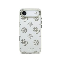 Guess Funda Para Iphone Air – Carcasa De Tpu Con Magsafe Espejo Peonías Con Brillos Dorado, Diseño Elegante Y Ajuste Preciso