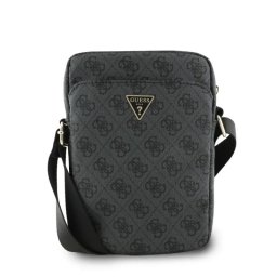 Guess Bandolera Para Tablet 10" De Polipiel Con Logo Triangular, Negro
