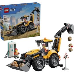 LEGO City Cargadora Retroexcavadora Amarilla 60480 301 piezas