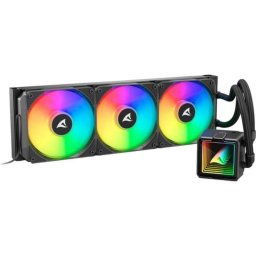 Refrigeración líquida Sharkoon S100 ARGB 360 mm 3 ventiladores RGB direccionables