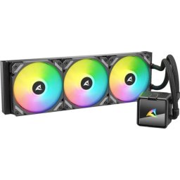 Refrigeración líquida Sharkoon S60 ARGB 360mm 3 ventiladores RGB direccionables