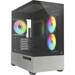 Caja PC Sharkoon MK7 ARGB Micro ATX con 3 Ventiladores RGB