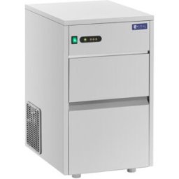 Máquina de cubitos de hielo - cilindro hueco - 50 kg / 24 h - capacidad de 7 kg - 310 W - acero inoxidable - Royal Catering 10012823