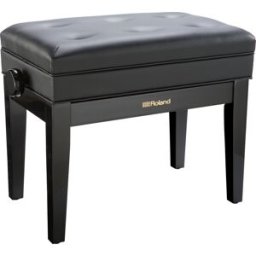 Roland RPB-400PE PLATINUM Banqueta Piano Negro Pulido c/ regulación altura