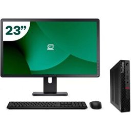 Pack Lenovo P340 Tiny i5 10500T 16GB SSD 512GB + LCD 23" + Tecl y Ratón Inalámbrico + WiFi