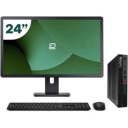 Pack Lenovo P340 Tiny i5 10500T 8GB SSD 256GB + LCD 24" + Tecl y Ratón Inalámbrico + WiFi