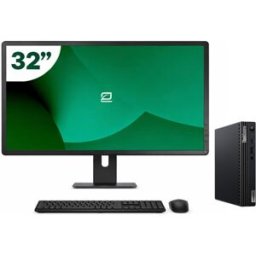 Pack Lenovo M70q Tiny i5 10500T 16GB SSD 512GB + LCD 32" + Tecl y Ratón Inalámbrico + WiFi