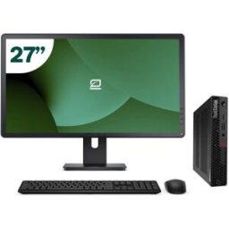 Pack Lenovo P340 Tiny i5 10500T 16GB SSD 512GB + LCD 27" + Tecl y Ratón Inalámbrico + WiFi