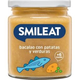 Smileat Tarrito Ecológico de Bacalao Verduras 230 g