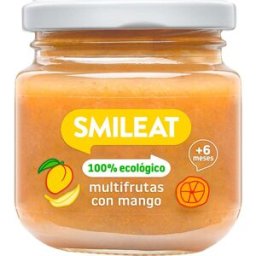 Smileat Tarrito Ecológico de Multifrutas Mango 130 g