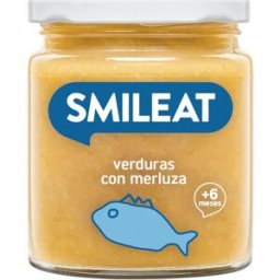 Smileat Tarrito Ecológico de Merluza Verduras 230 g